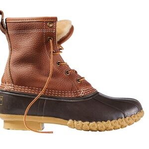 Women’s  Brown and Tan Duck Boots